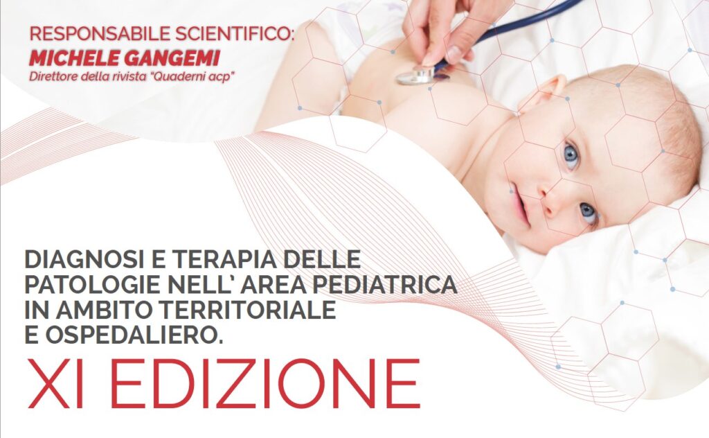 “Diagnosi e terapia delle patologie nell’area pediatrica in ambito territoriale e ospedaliero”: tutte le informazioni per partecipare