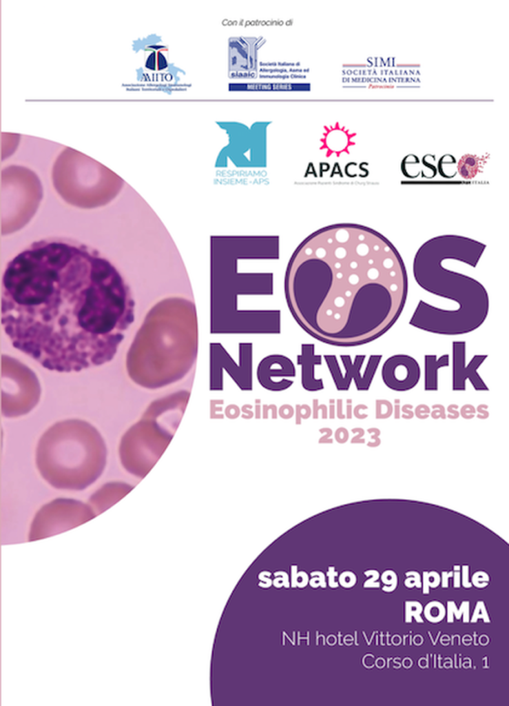 Patologie eosinofile: nasce il Progetto EOS NETWORK 2023 che unisce Associazioni, Società scientifiche, medici e pazienti