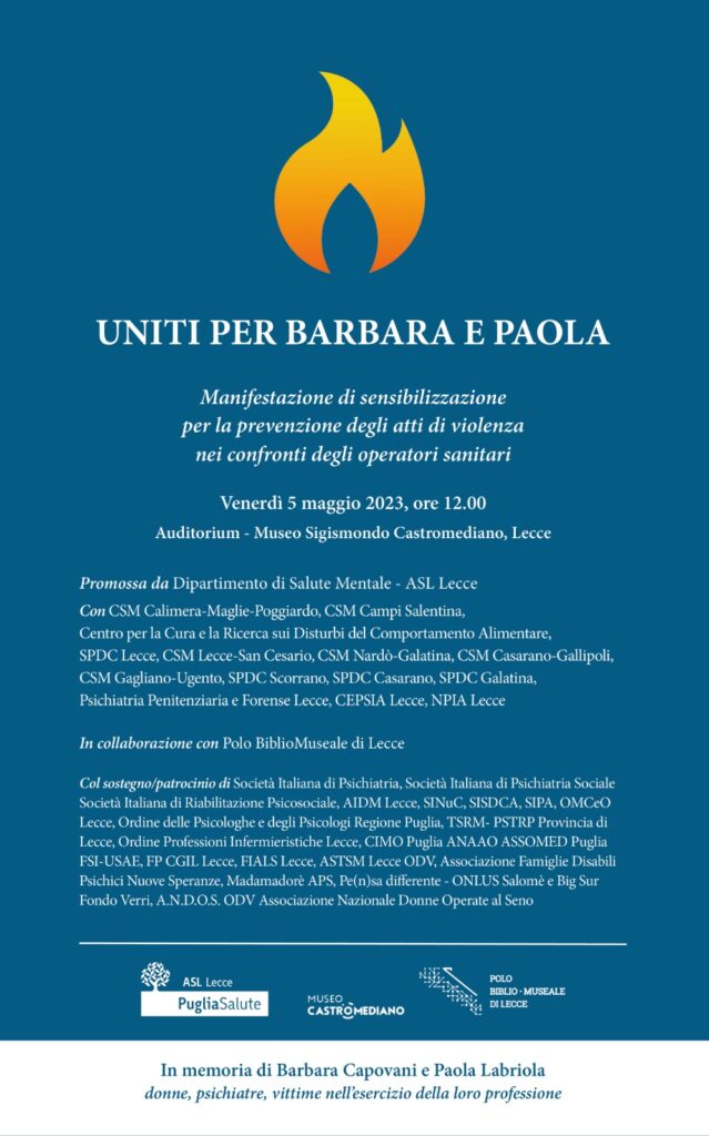 Uniti per Barbara e Paola: Lecce commemora le due psichiatre uccise