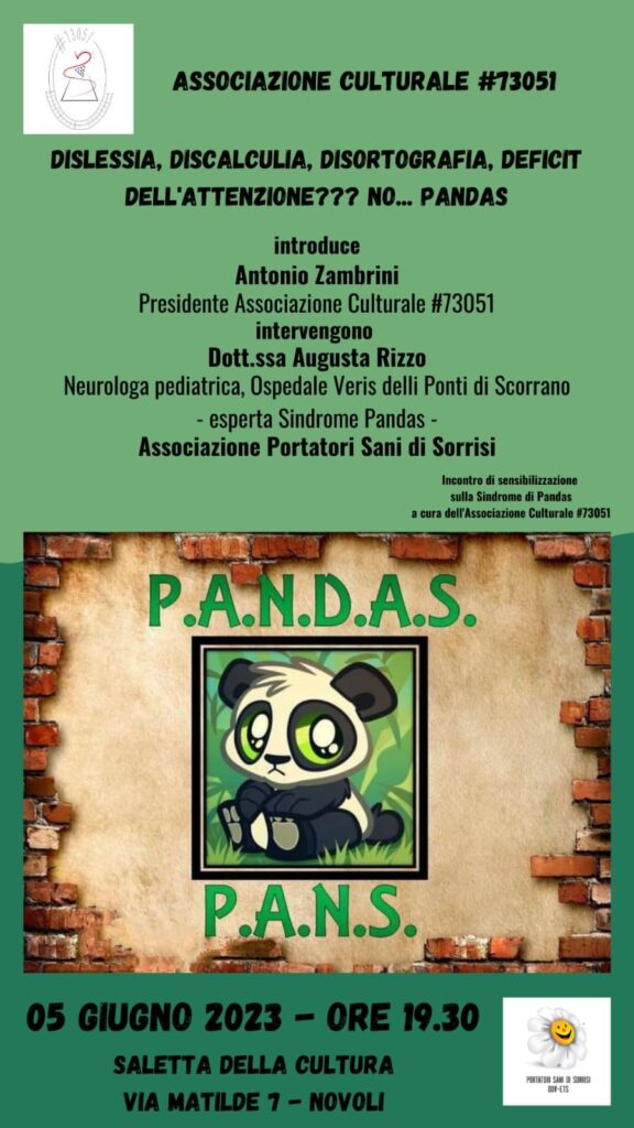 Sindrome di Pandas: in attesa dell’incontro di sensibilizzazione a Novoli