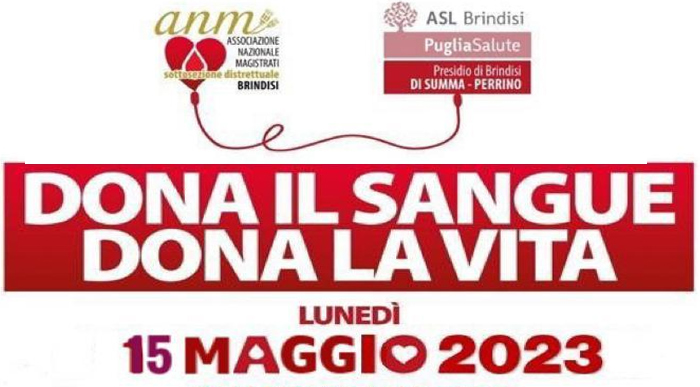 Asl Brindisi, donazione del sangue: raccolta straordinaria in Tribunale