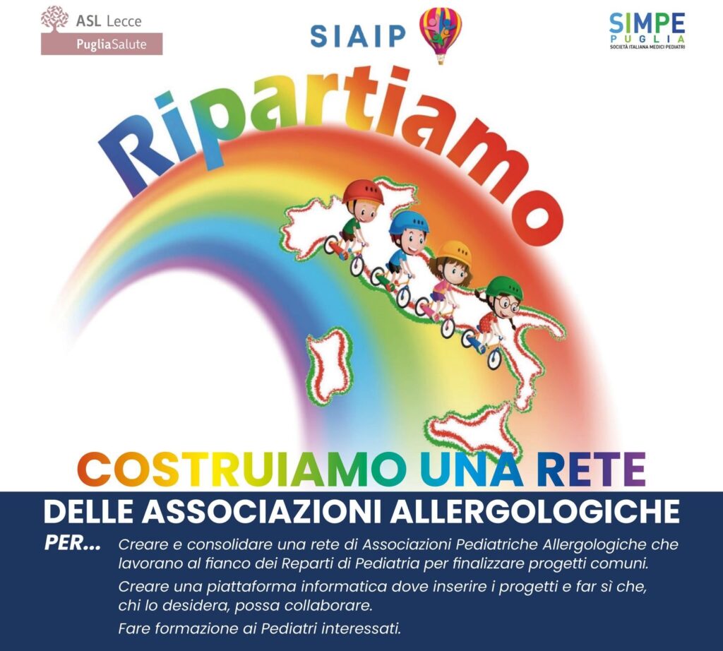 “Ripartiamo”, verso una rete delle associazioni pediatriche allergologiche