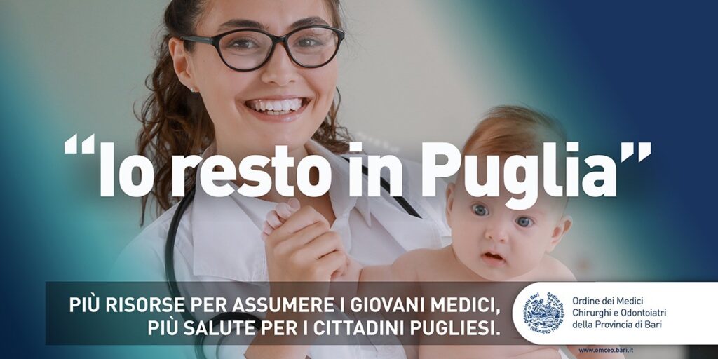 “Io Resto in Puglia”: appello per trattenere i giovani medici