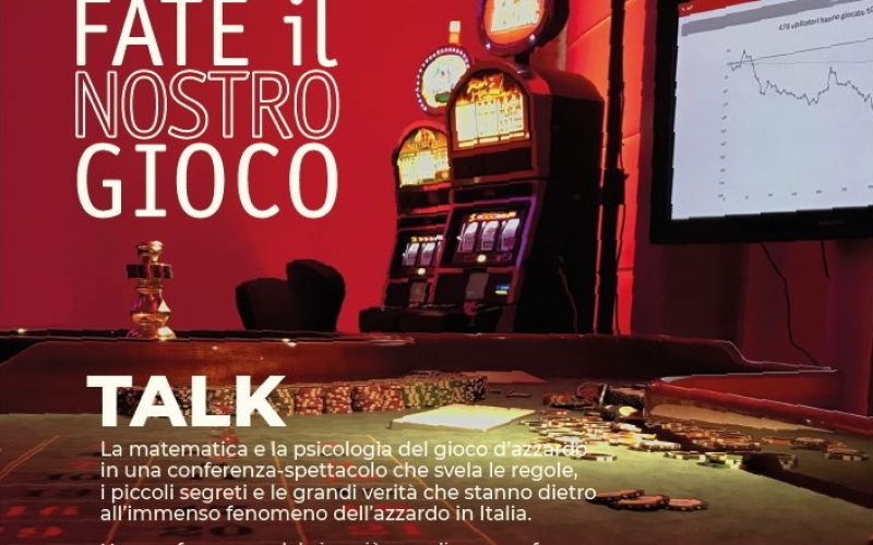 Conclusione del progetto di Prevenzione della Ludopatia con un talk/spettacolo a Mesagne