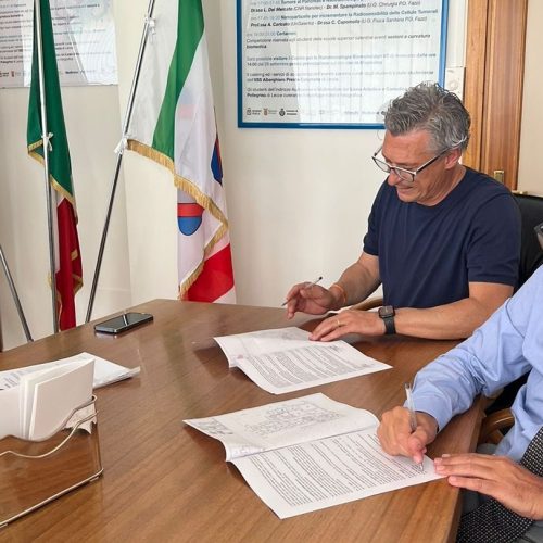 ASL Lecce e Comune di Racale firmano Protocollo di intesa per la realizzazione di una Casa della comunità