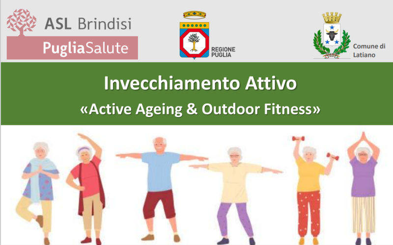 Active ageing & Outdoor fitness: a Latiano il via alle conferenze sulla promozione e valorizzazione dell’invecchiamento attivo